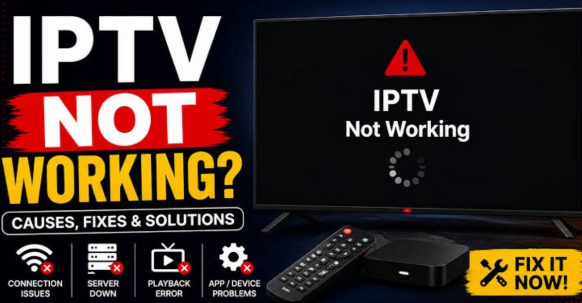 IPTV UK channel loading issues